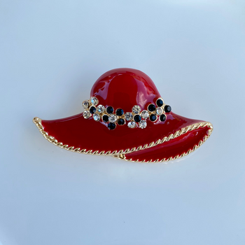 Red Hat Brooch
