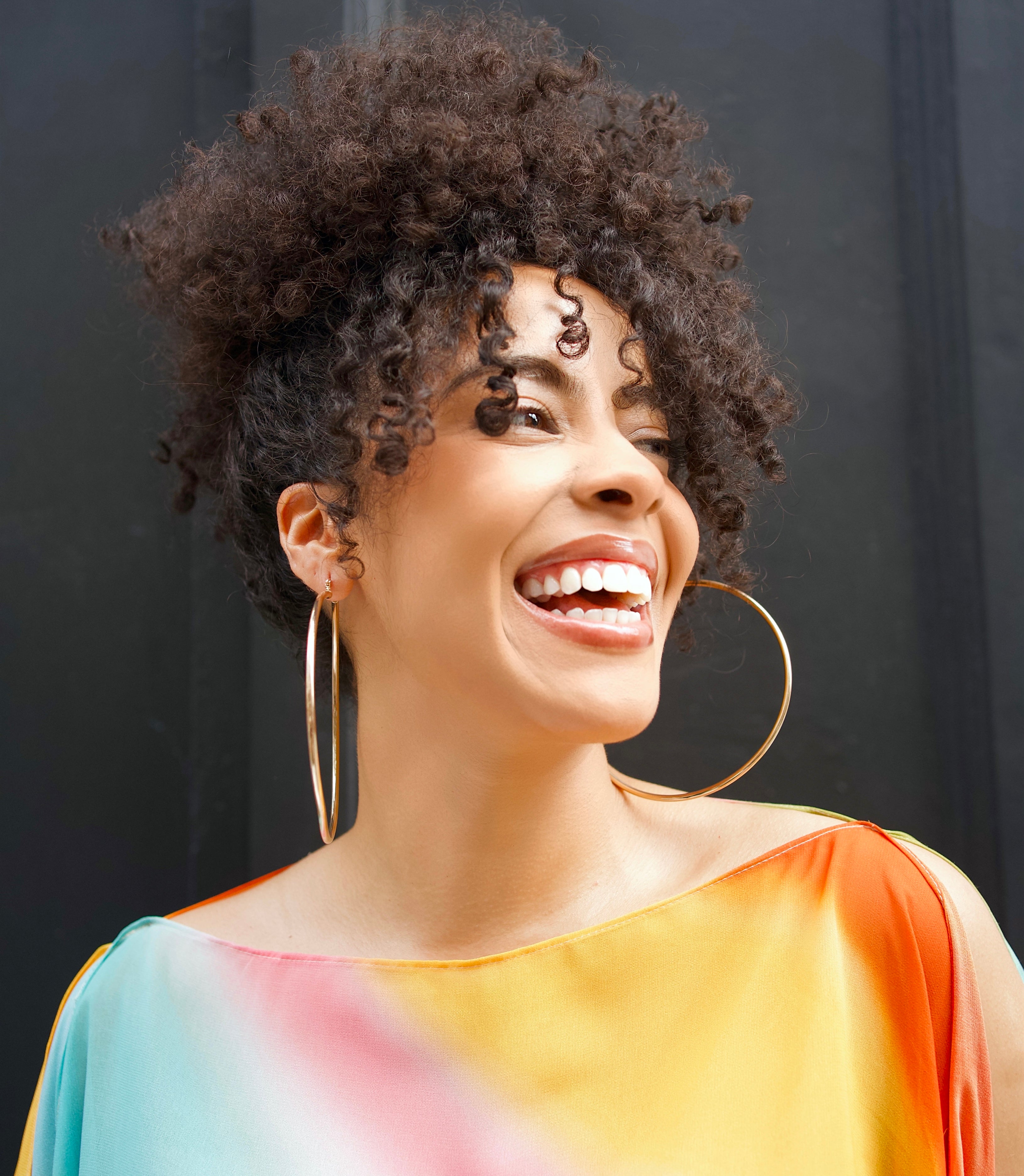 Oversize Gold Hoop Earrings
