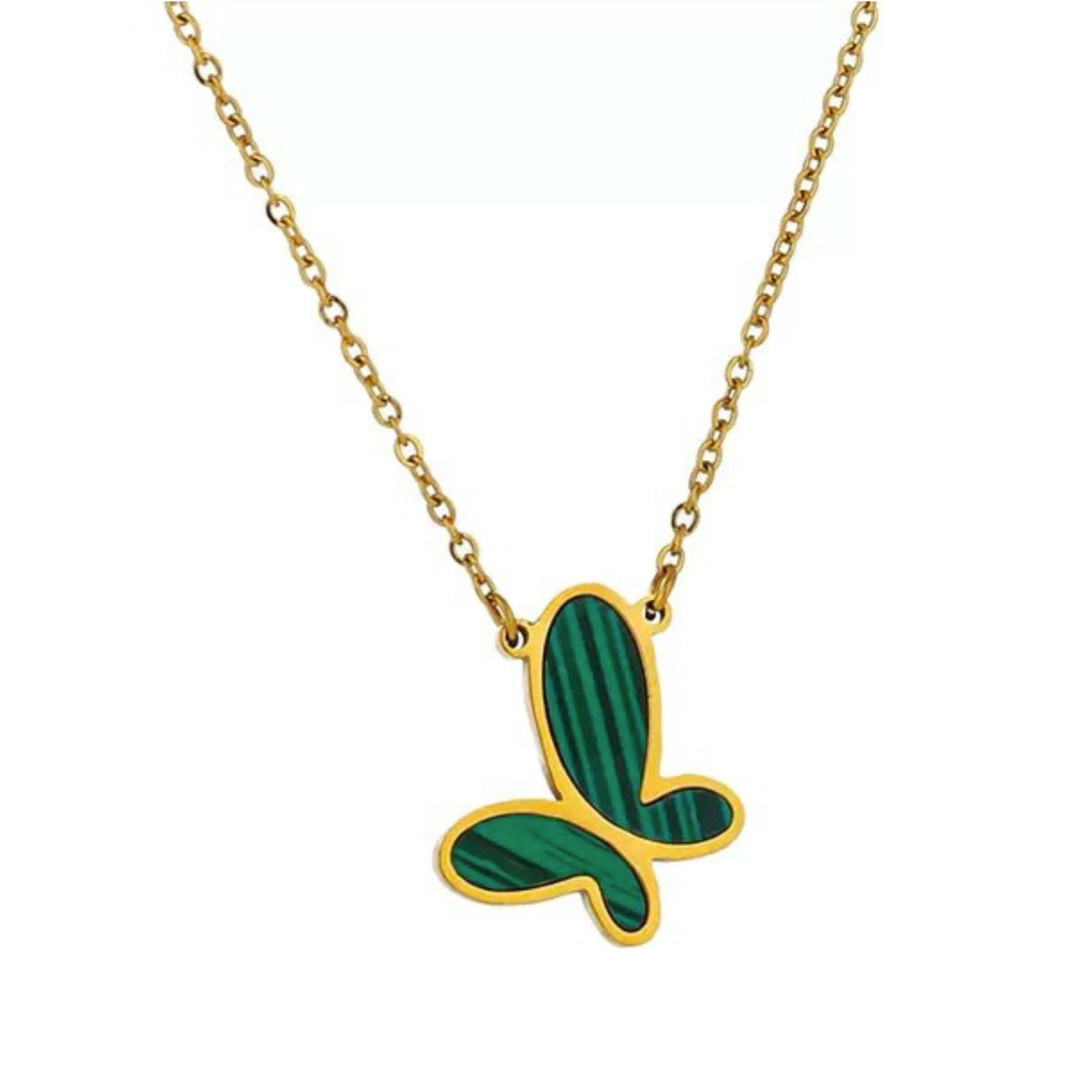 BUTTERFLY STAINLESS STEEL NECKLACE