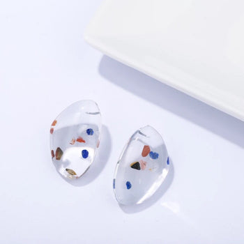 RESIN ACETATE ACRYLIC EARRINGS