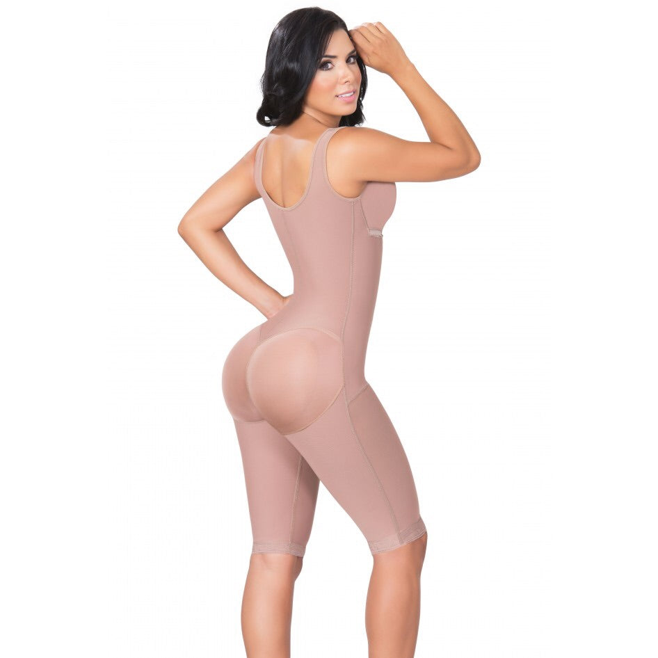 LONG BODY SHAPER WITH BRASSIER AND WIDE STRAPS - 3050