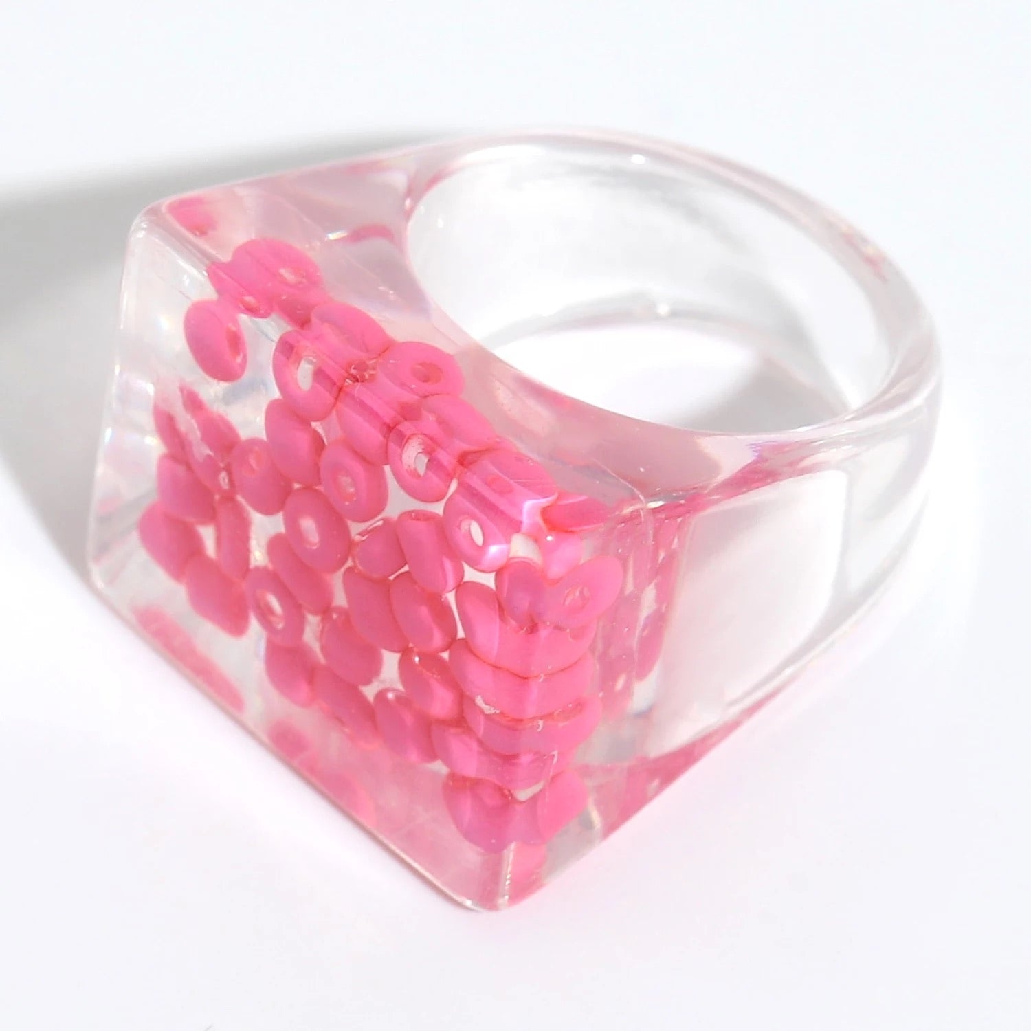 Acrylic Resin Fruit Transparent Ring