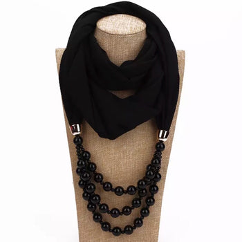 PEARL SCARF NECKLACE