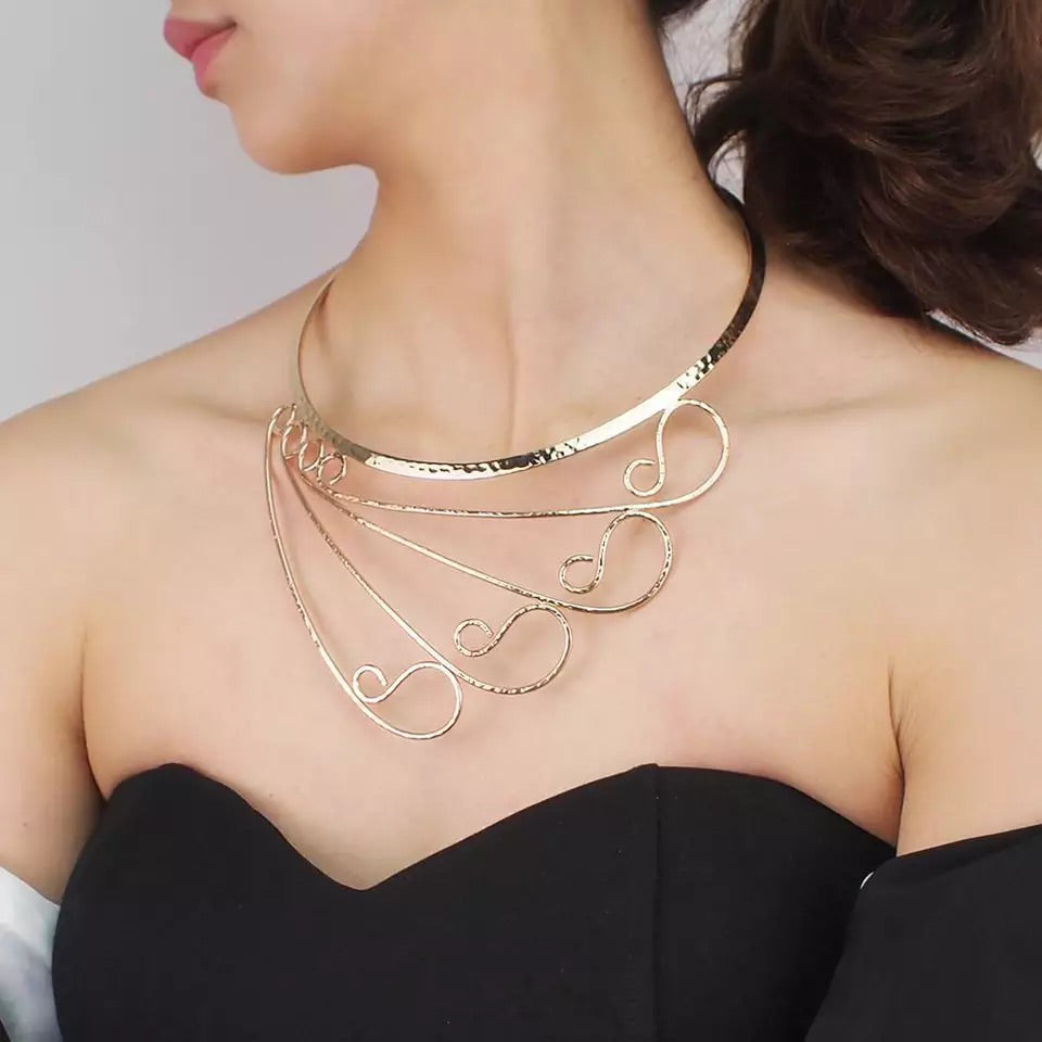 HANDMADE COLLAR CHOKER NECKLACE