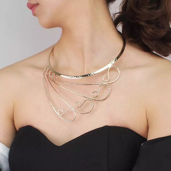 HANDMADE COLLAR CHOKER NECKLACE