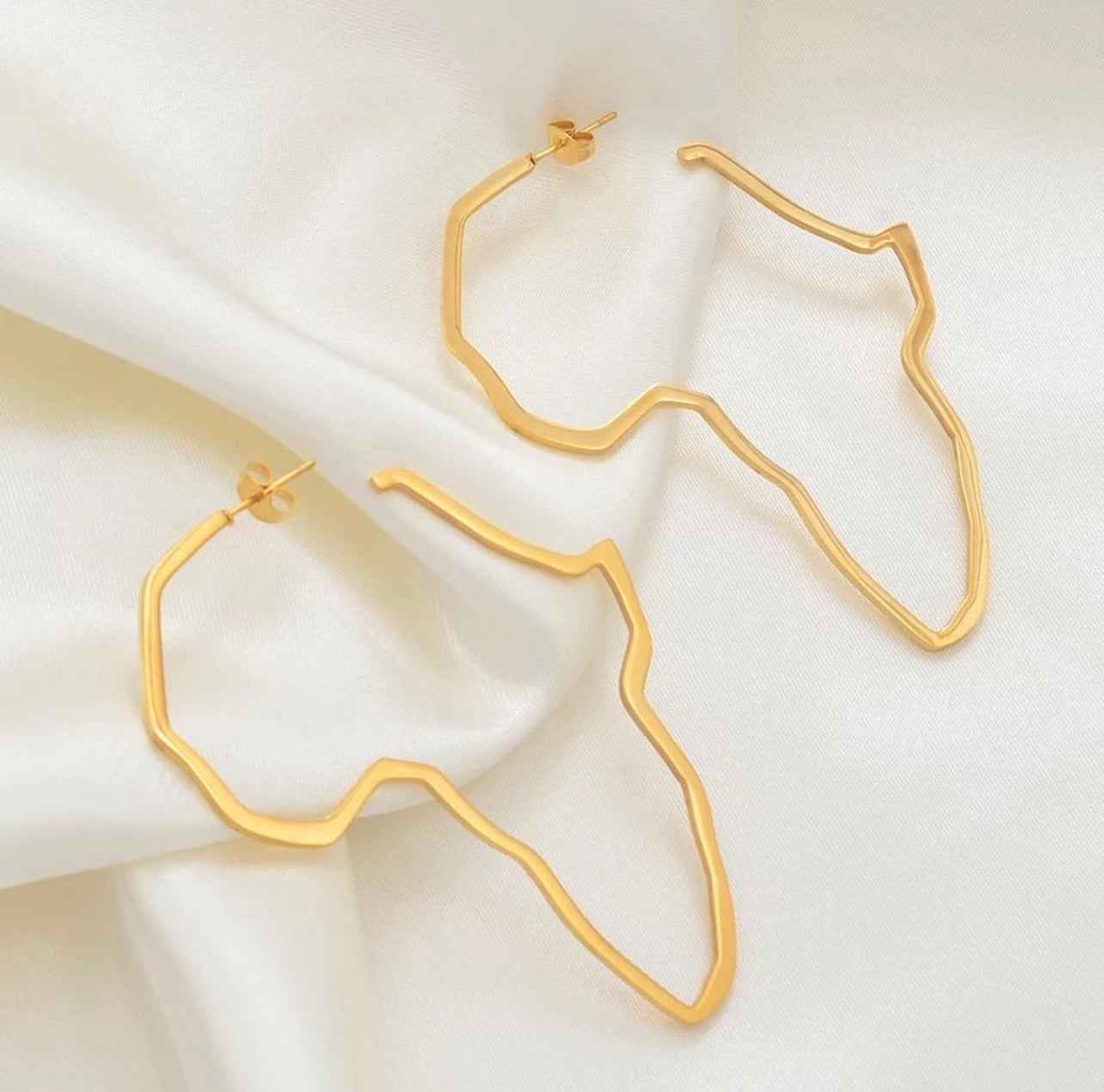 Africa Map Ethnic Earrings