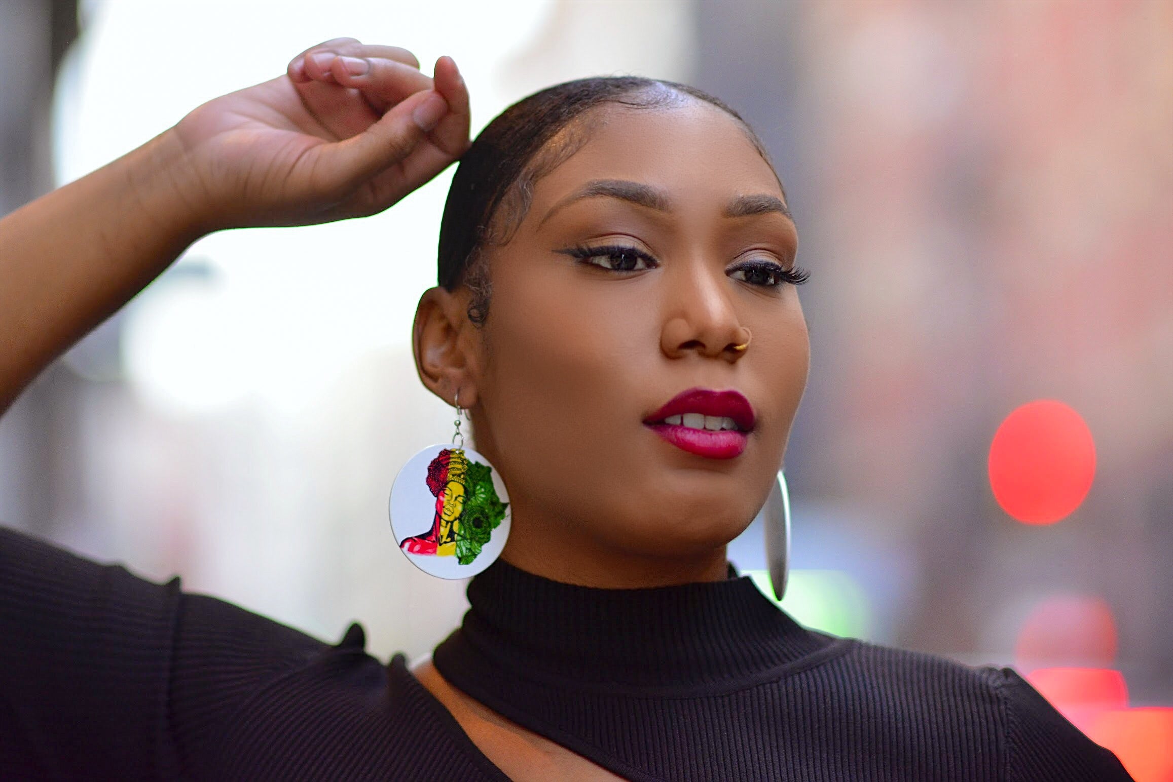 AFRO EARRINGS