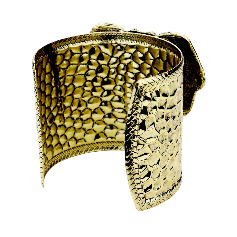 Elephant Metal Cuff Bracelet