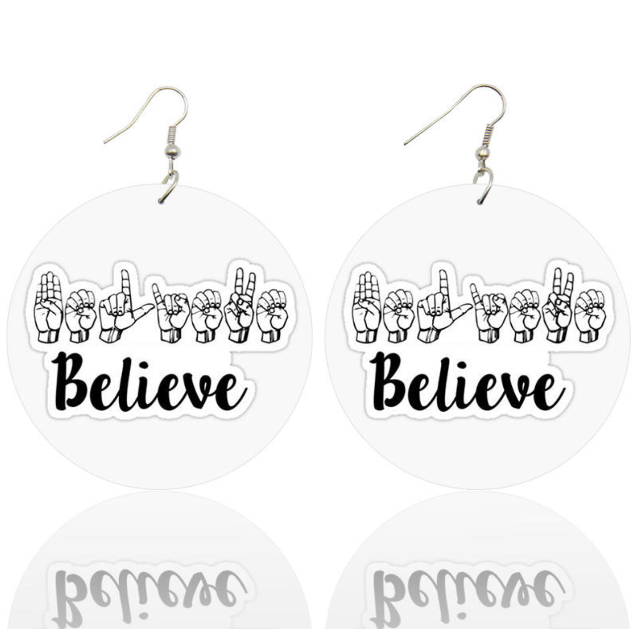 “Believe” Earrings