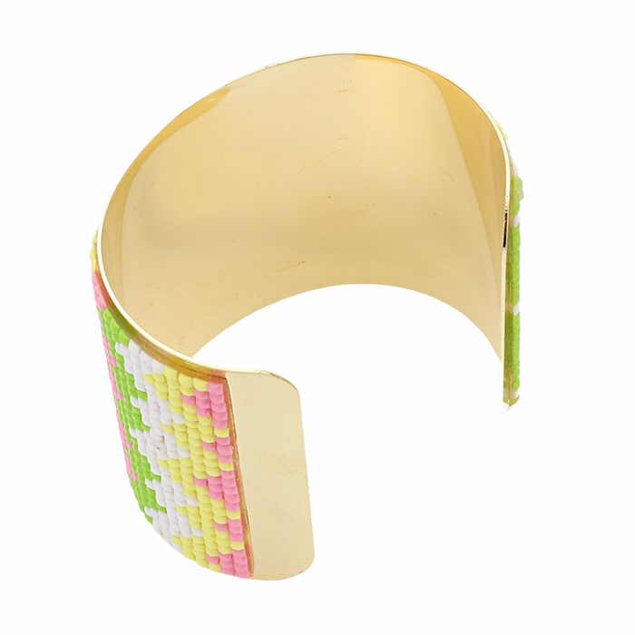 OMBRE CHEVRON PIXEL CUFF BRACELET