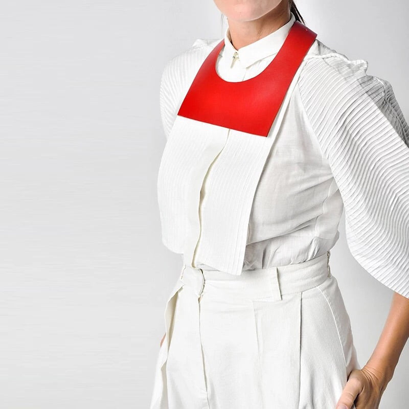 HANDMADE GEOMETRIC COLLAR NECKLACE