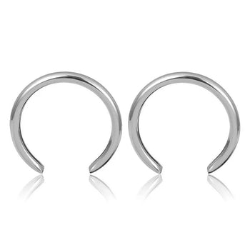 Silver Oversize Statement  Earrings