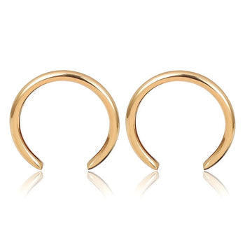 Gold Oversize Statement  Earrings