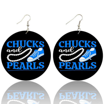 Chucks & Pearls Earrings