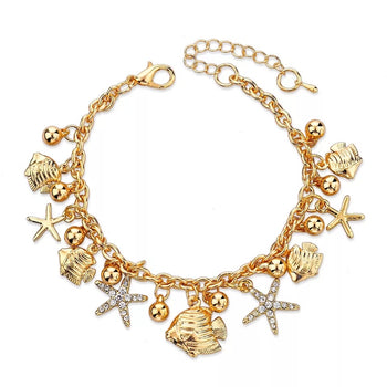 STAR AND FISH CHARM BRACELET