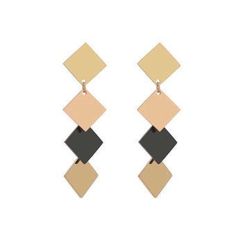 MULTI LAYER DROP EARRINGS