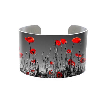 FLOWERS CUFF ADJUSTABLE BRACELET