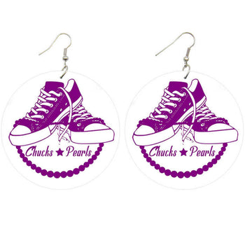 Chucks & Pearl Earrings