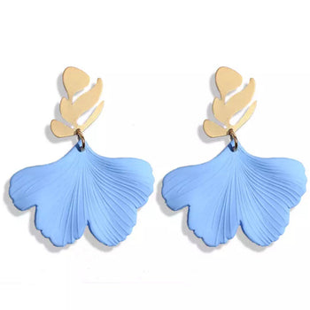 LEAF DANGLE EARRINGS