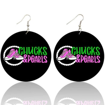 Chucks & Pearls Earrings