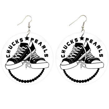 Chucks & Pearl Earrings